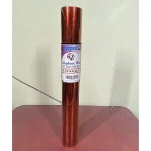 New Anapoliz Orange Cellophane Wrap Roll 16" inch x 100' Feet